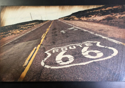Route 66 by Art Wager, Custom Wood Print