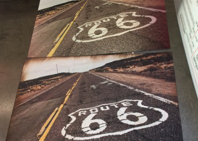 Route 66 by Art Wager, Custom Wood and Metal Prints